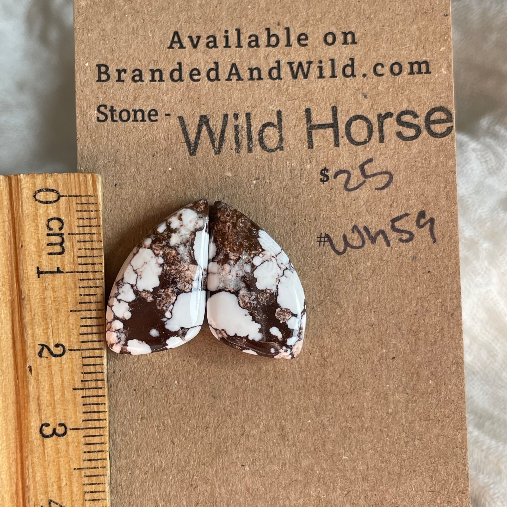 Wild Horse Cabochon - WH59 E70036F0-5178-456C-A424-0CAA64AC3C4C Brandedandwild.com
