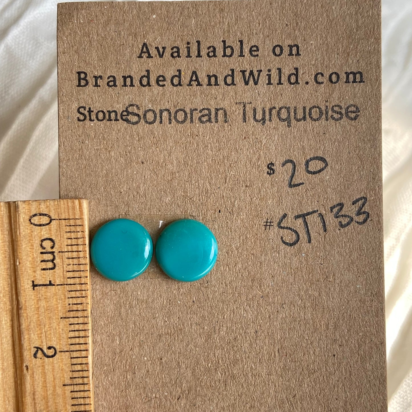 Sonoran Turquoise Cabochon - ST133 E70553F0-73CB-444E-95F4-31D737086175 Brandedandwild.com