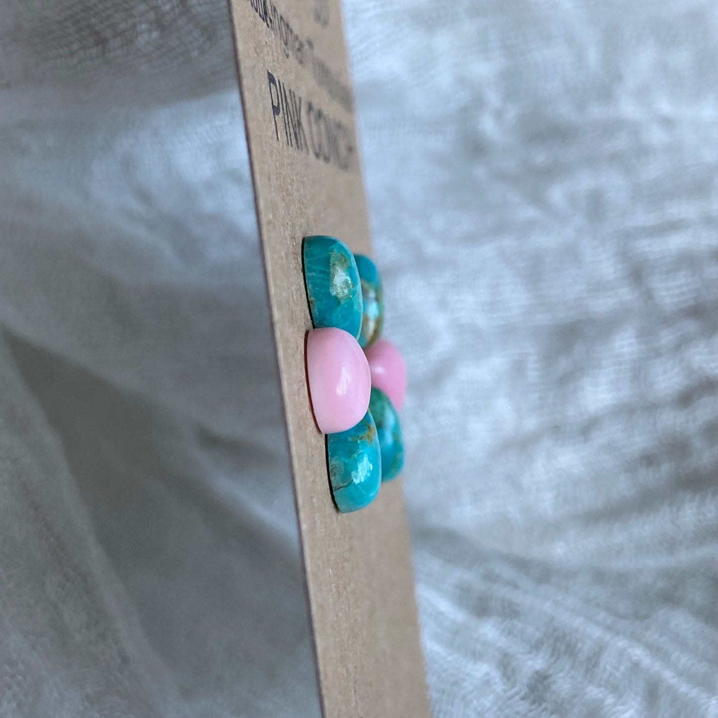 Pink Conch / Oyster Shell Cabochon - PK23