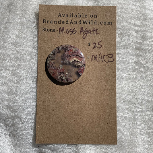 Moss Agate Cabochon- MA03