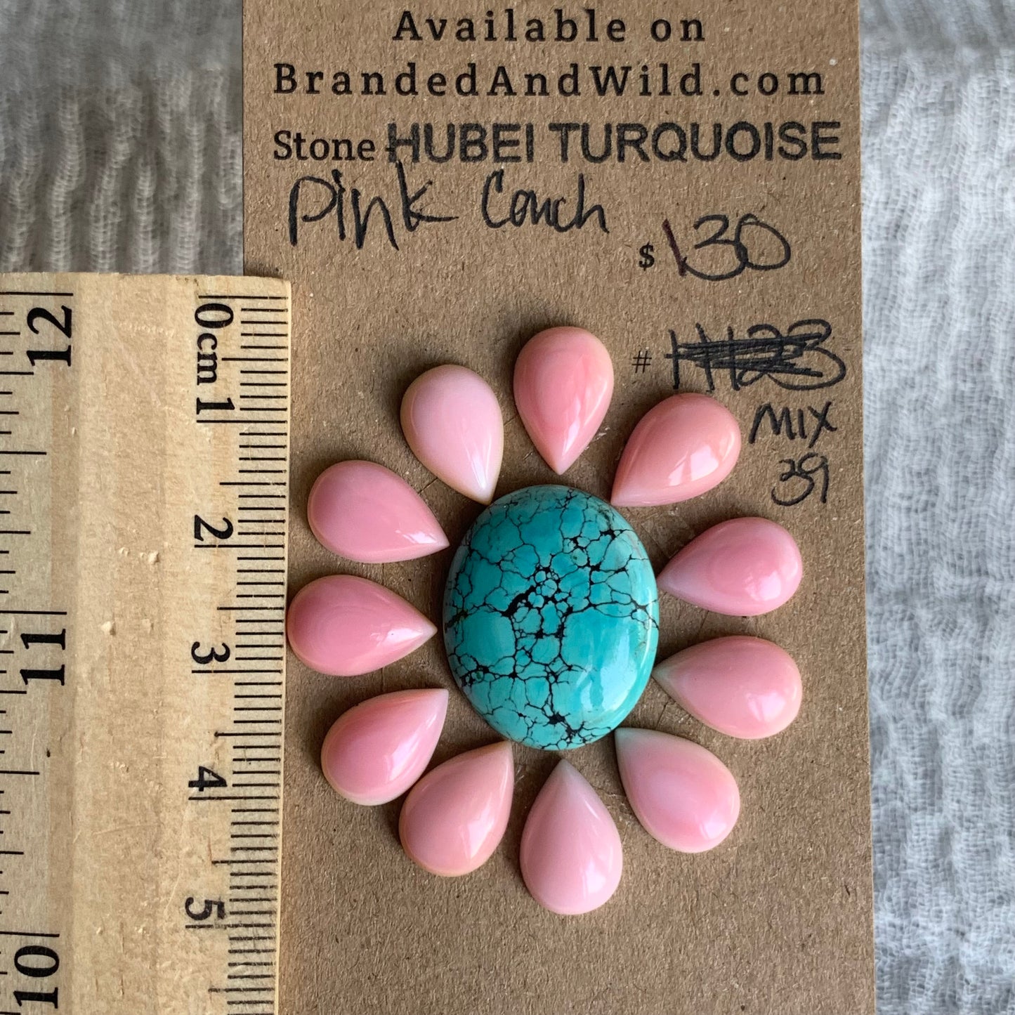 Hubei / Pink Conch Cabochon - Mix39