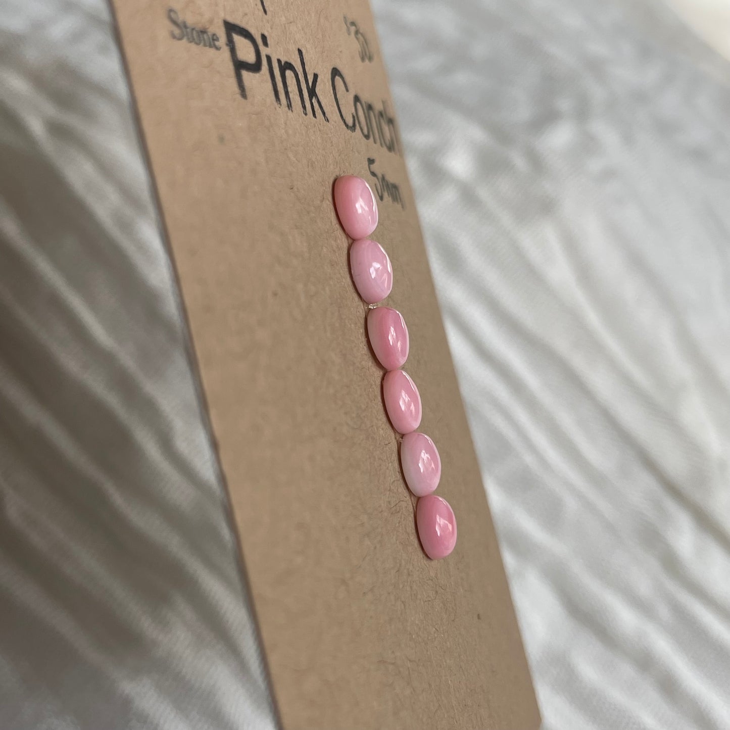 Pink Conch Cabochon - PC29 E7502E41-E054-4BC1-8DB4-507993C5C164 Brandedandwild.com