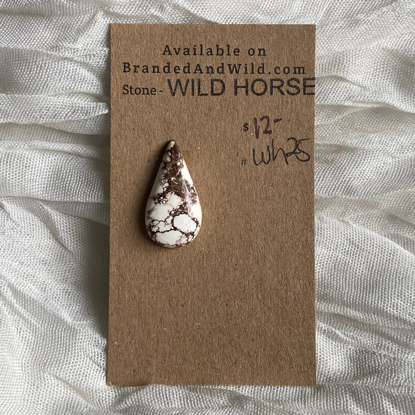 Wild Horse Cabochon - WH25 E7895271-AE3C-437D-BF36-E49643EEE494 Brandedandwild.com