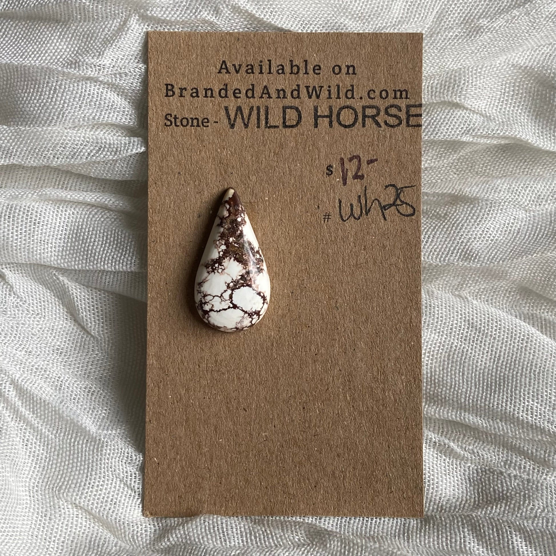 Wild Horse Cabochon - WH25 E7895271-AE3C-437D-BF36-E49643EEE494 Brandedandwild.com