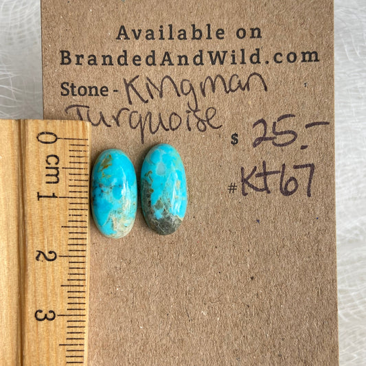 Kingman Turquoise (composite) Cabochon - KT67