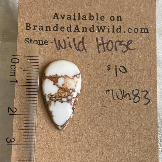 Wild Horse Cabochon - Wh83 E7BB60EE-E3A4-4D1A-B2F2-7CAC6ED0318A Brandedandwild.com