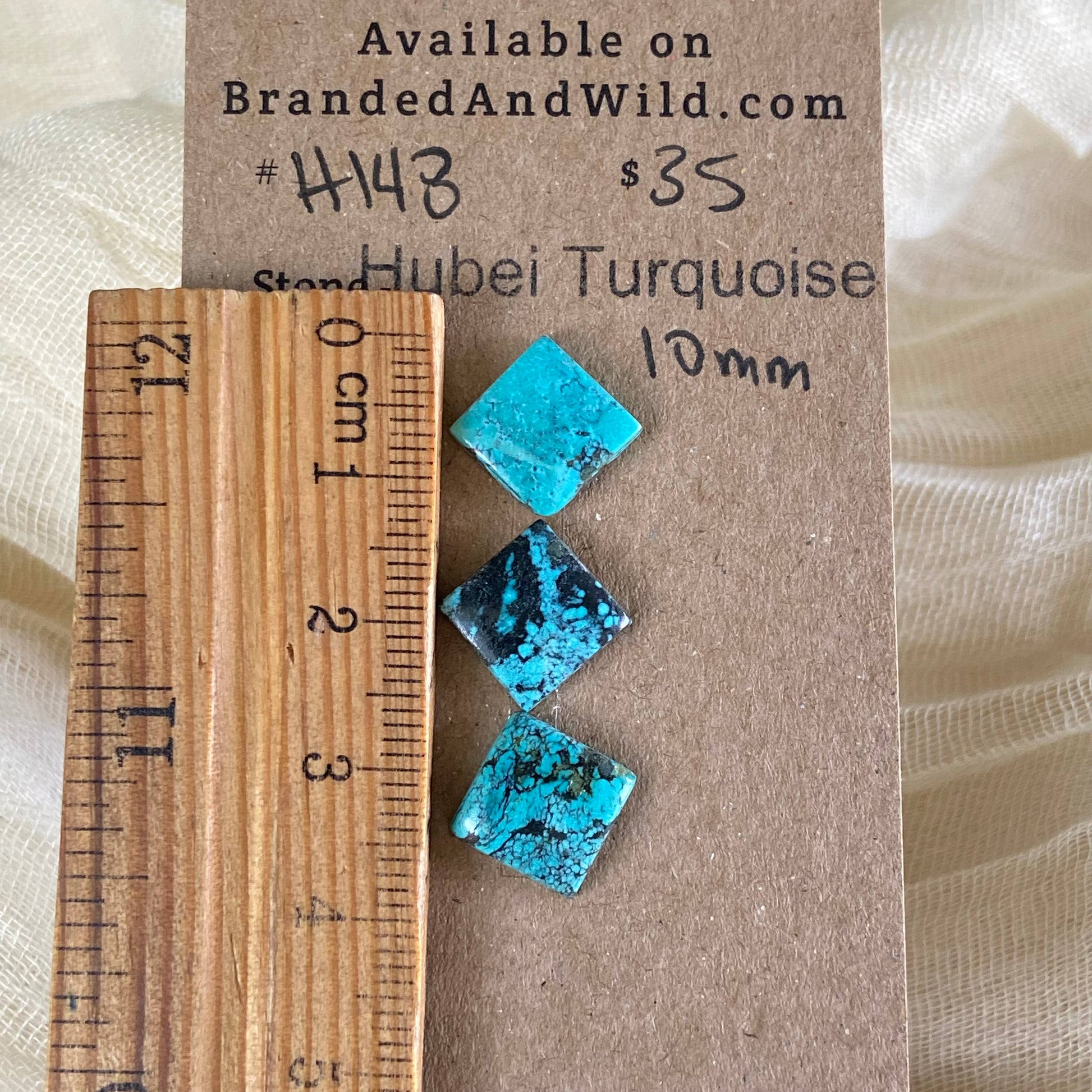Hubei Turquoise Cabochon - H148 E7CEBF84-CB33-41D0-A4D2-C59A6E366B87 Brandedandwild.com