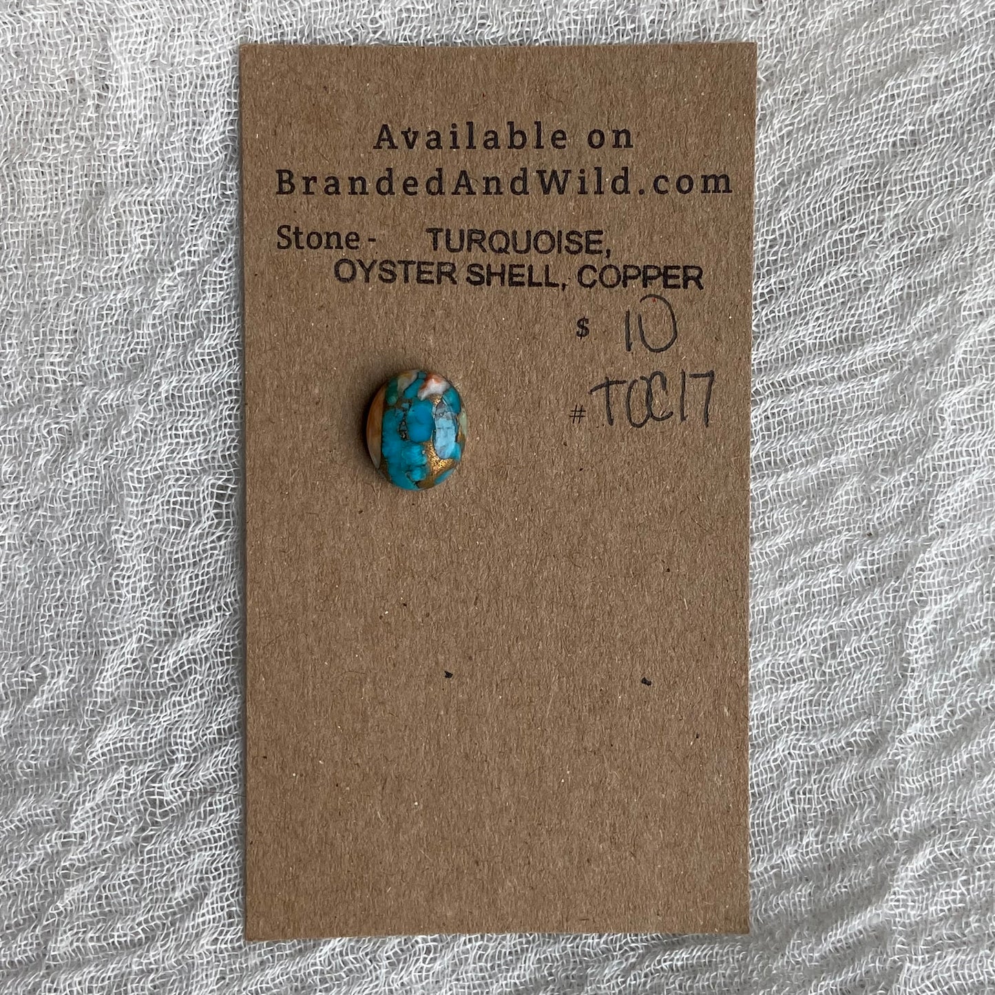 Turquoise, Oyster Shell, Copper - TOC17