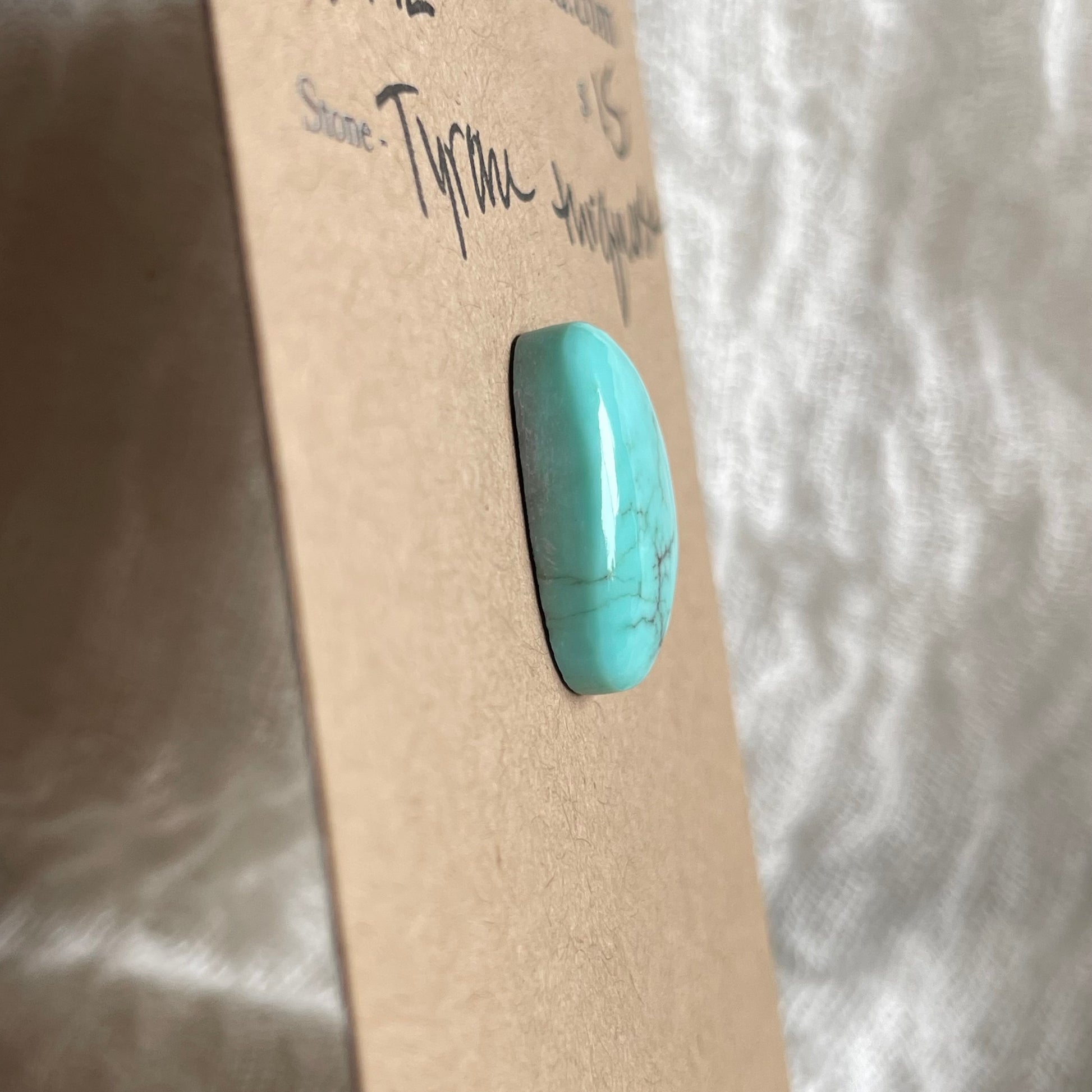 Tyrone Turquoise Cabochon - TT12 E7ECC6E1-07BE-4F21-AB1C-483AD6D4DF6B Brandedandwild.com