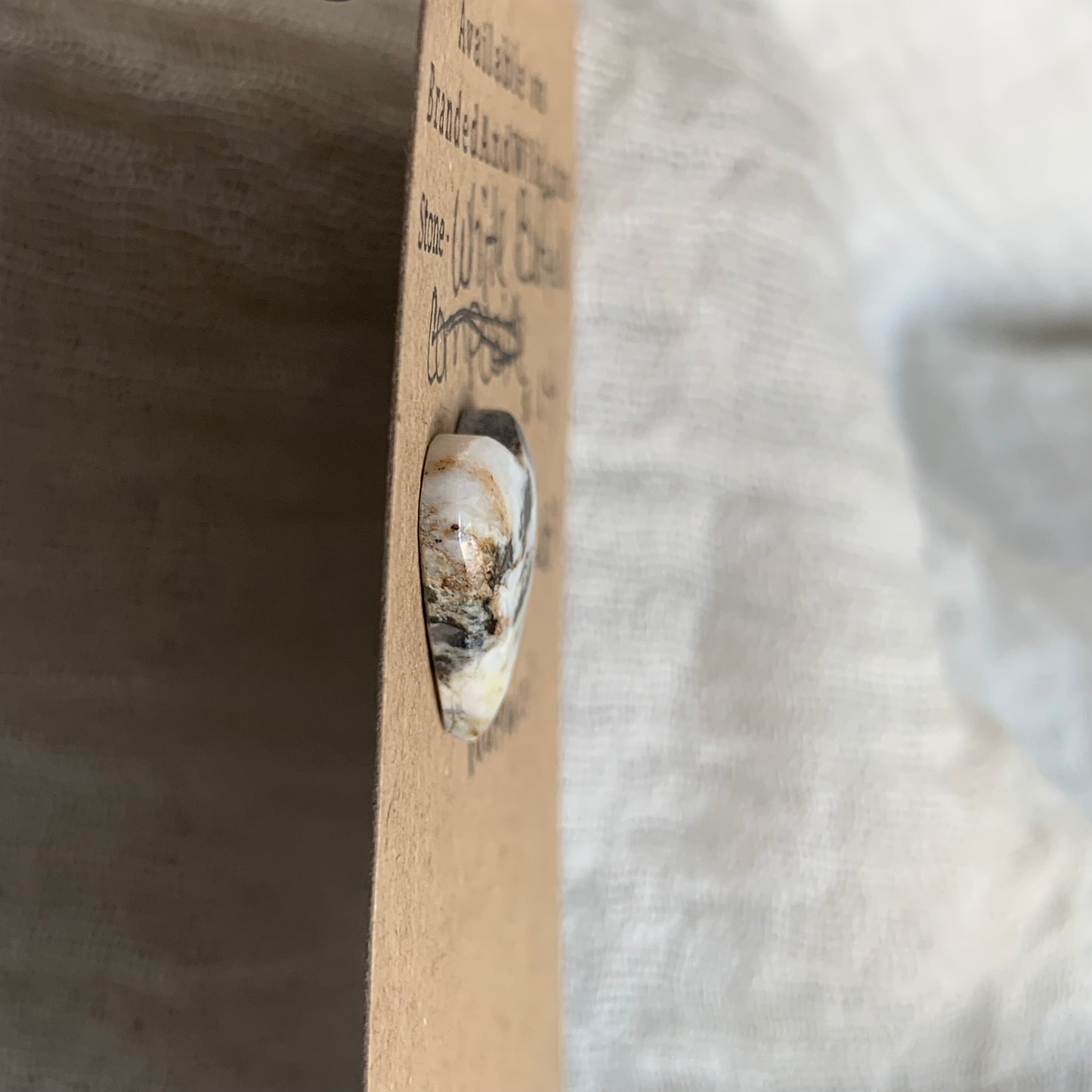 White Buffalo Cabochon - WB9
