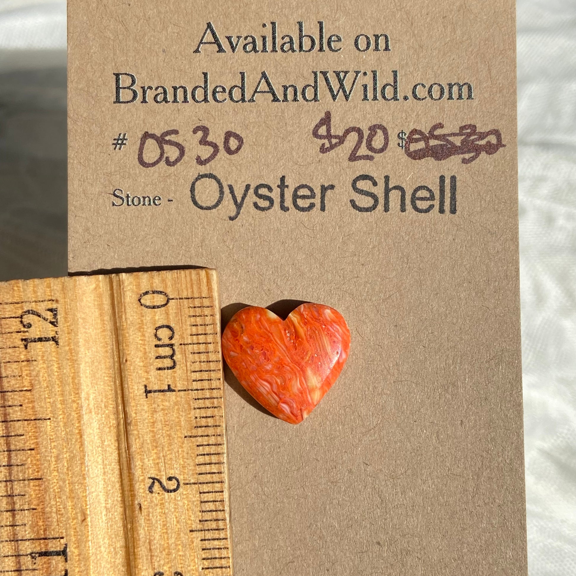 Oystershell Cabochon - OS30 E80858A5-A7F2-429B-B8C6-F20850E0A2C2 Brandedandwild.com