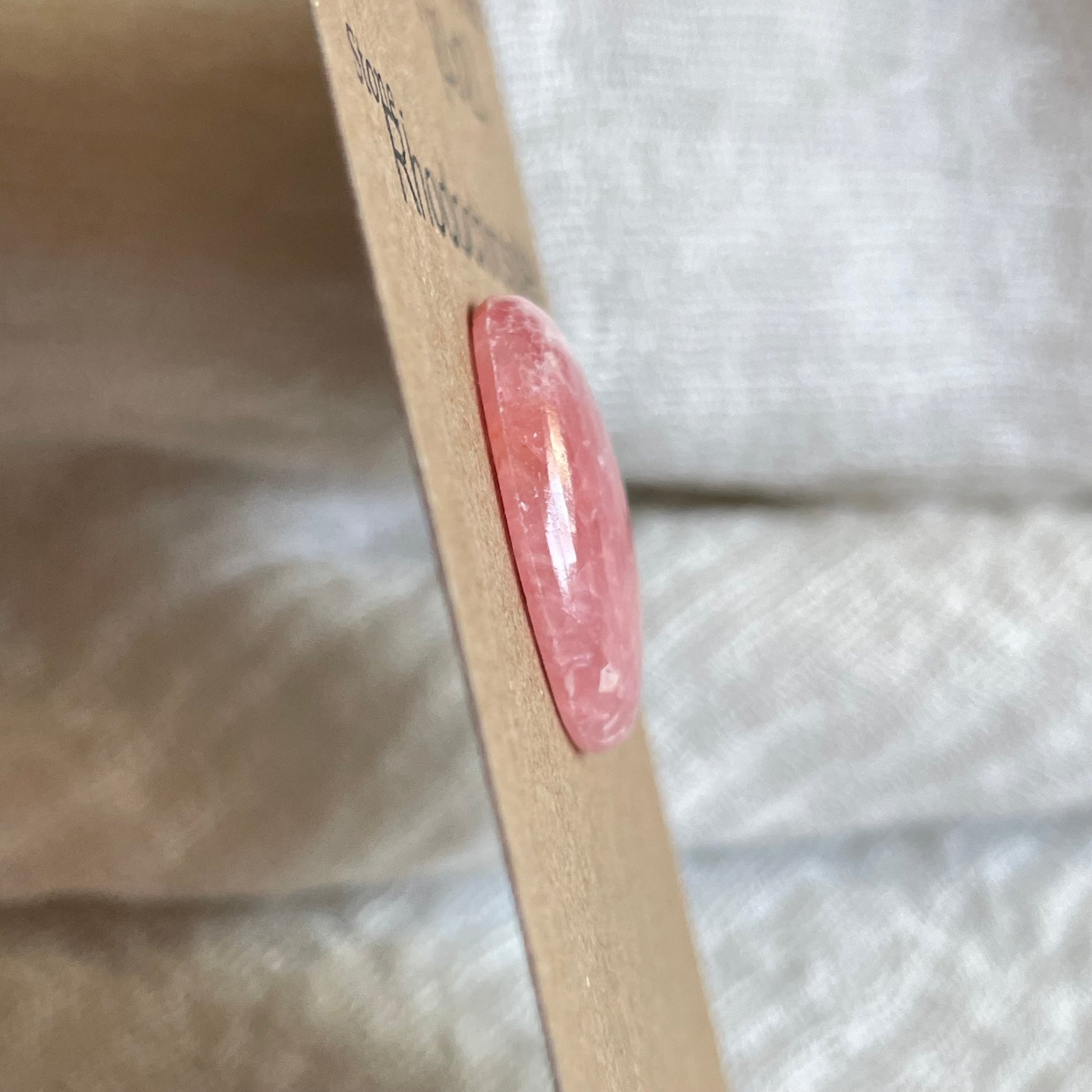 Rhodochrosite Cabochon - R02 E82E9ADC-A340-47AE-812B-53A156DBF989 Brandedandwild.com