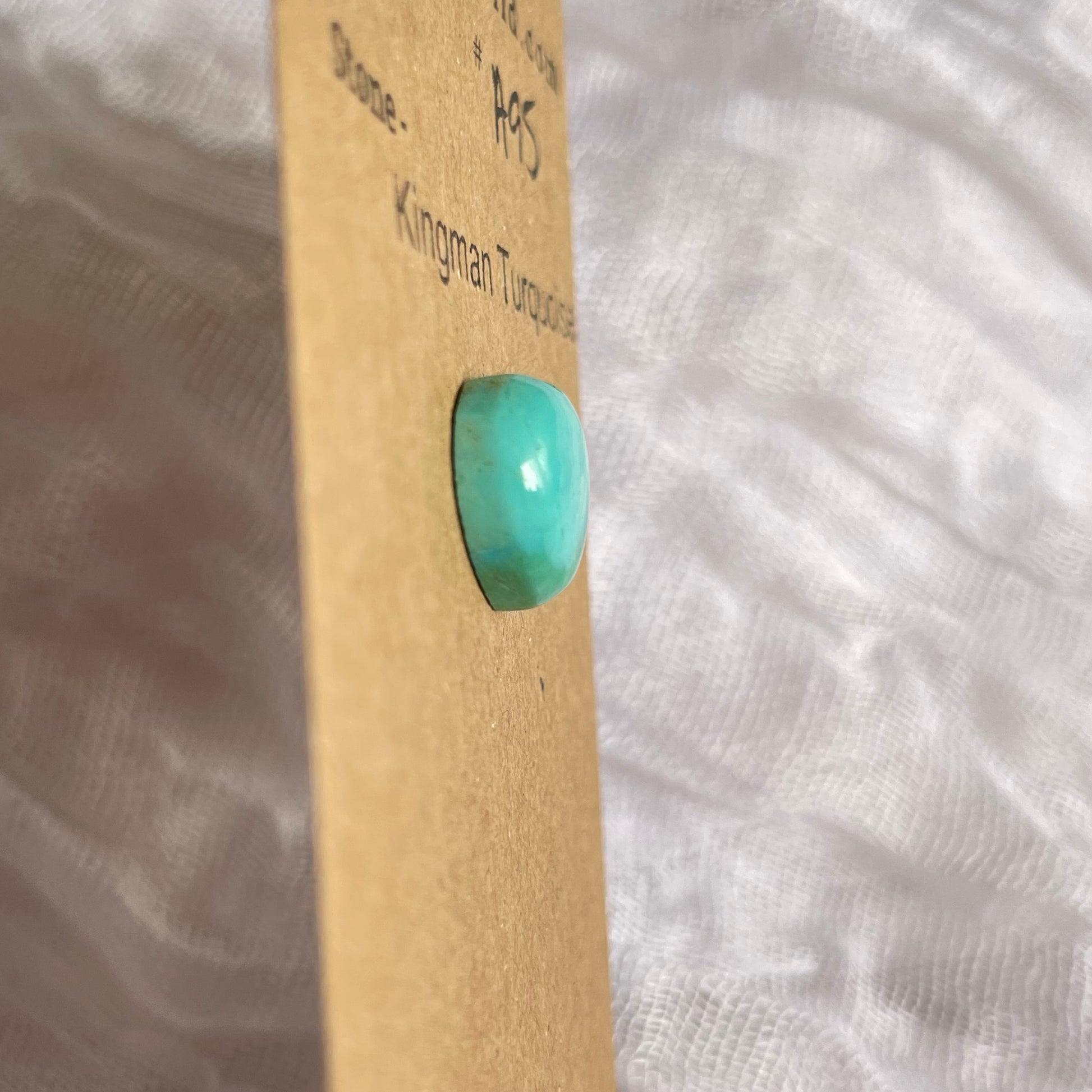Kingman Turquoise Cabochon - KT95 E840695F-C616-4E71-8E81-BD25881E0DA1 Brandedandwild.com