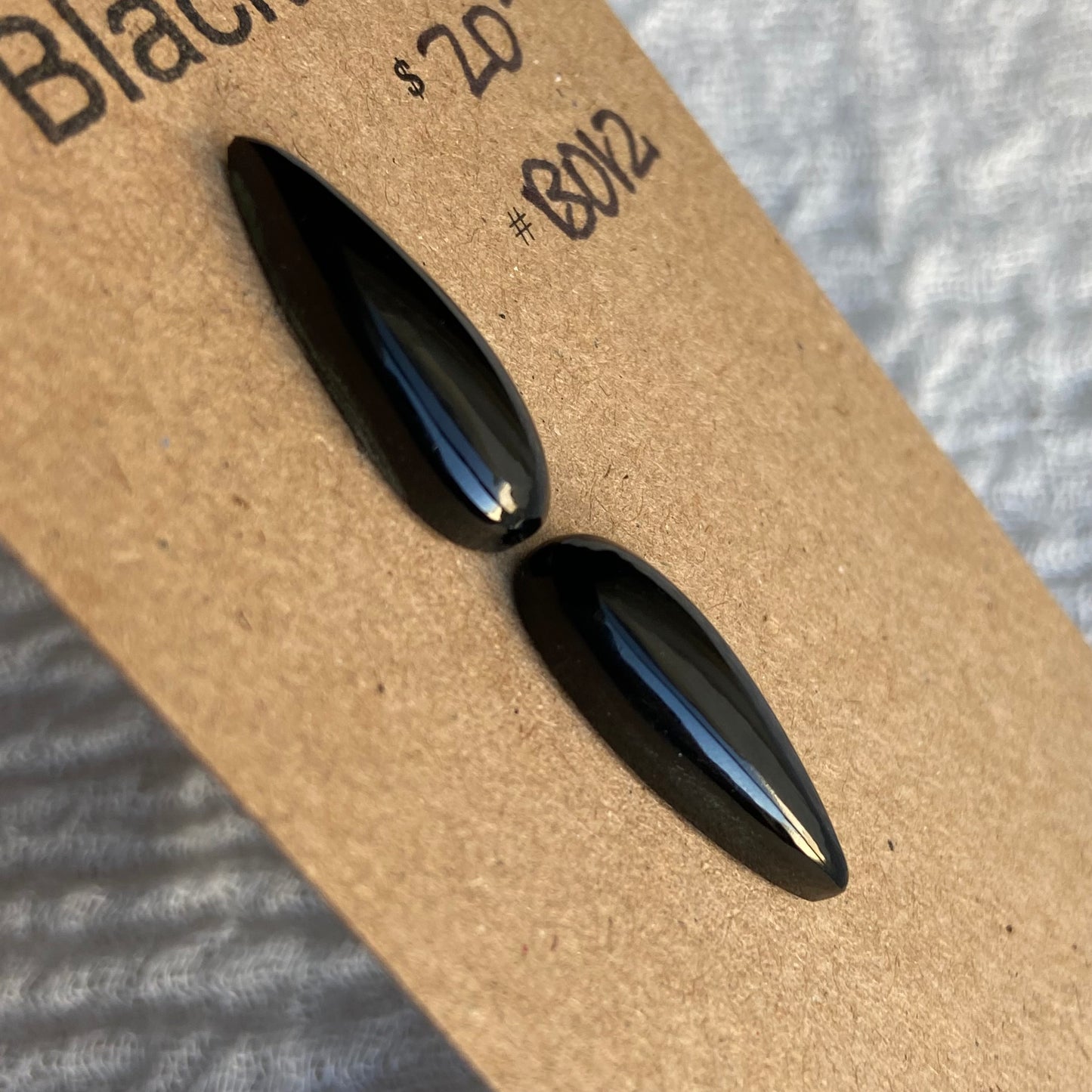 Black Onyx - Cabochon - BO12