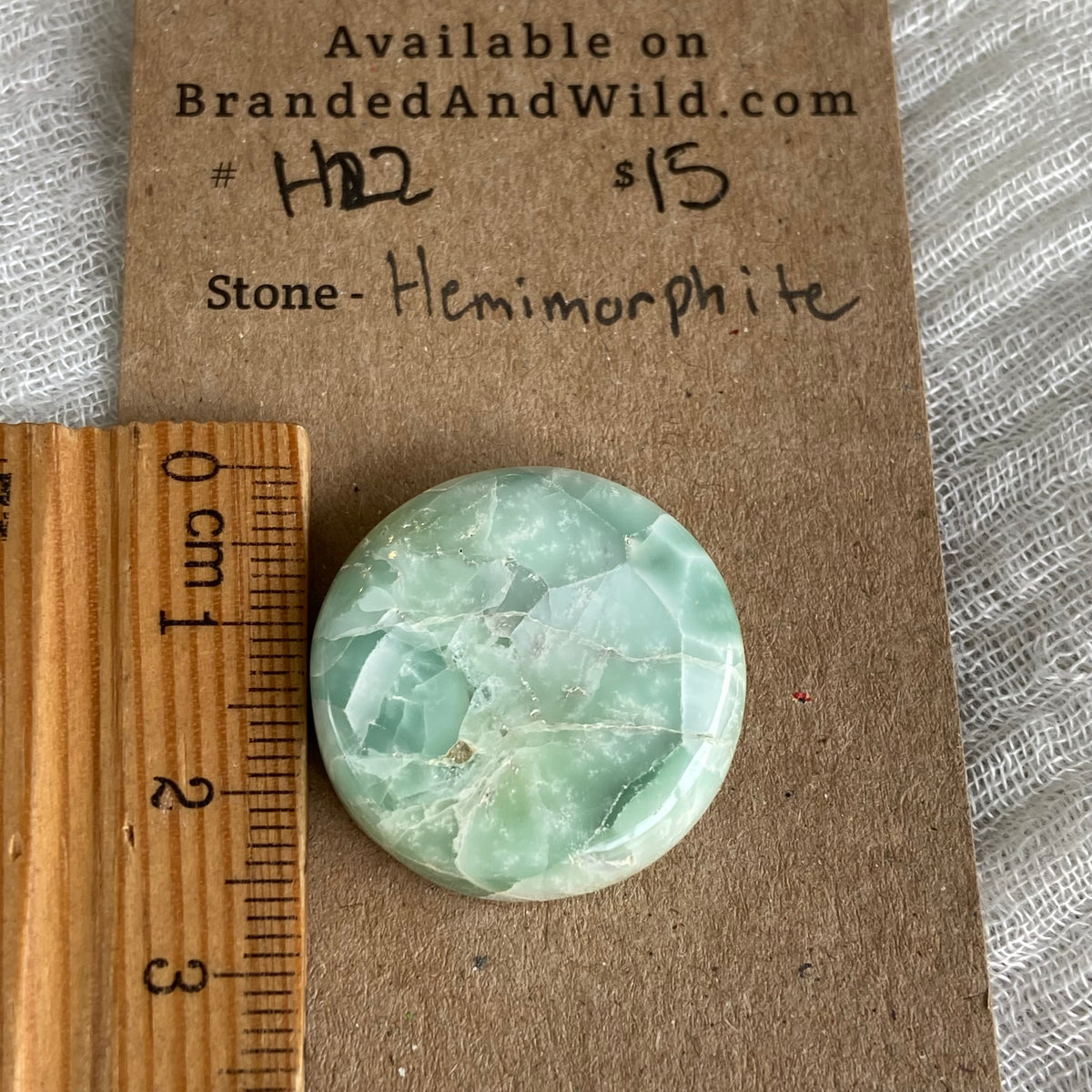 Hemimorite Cabochon - H22
