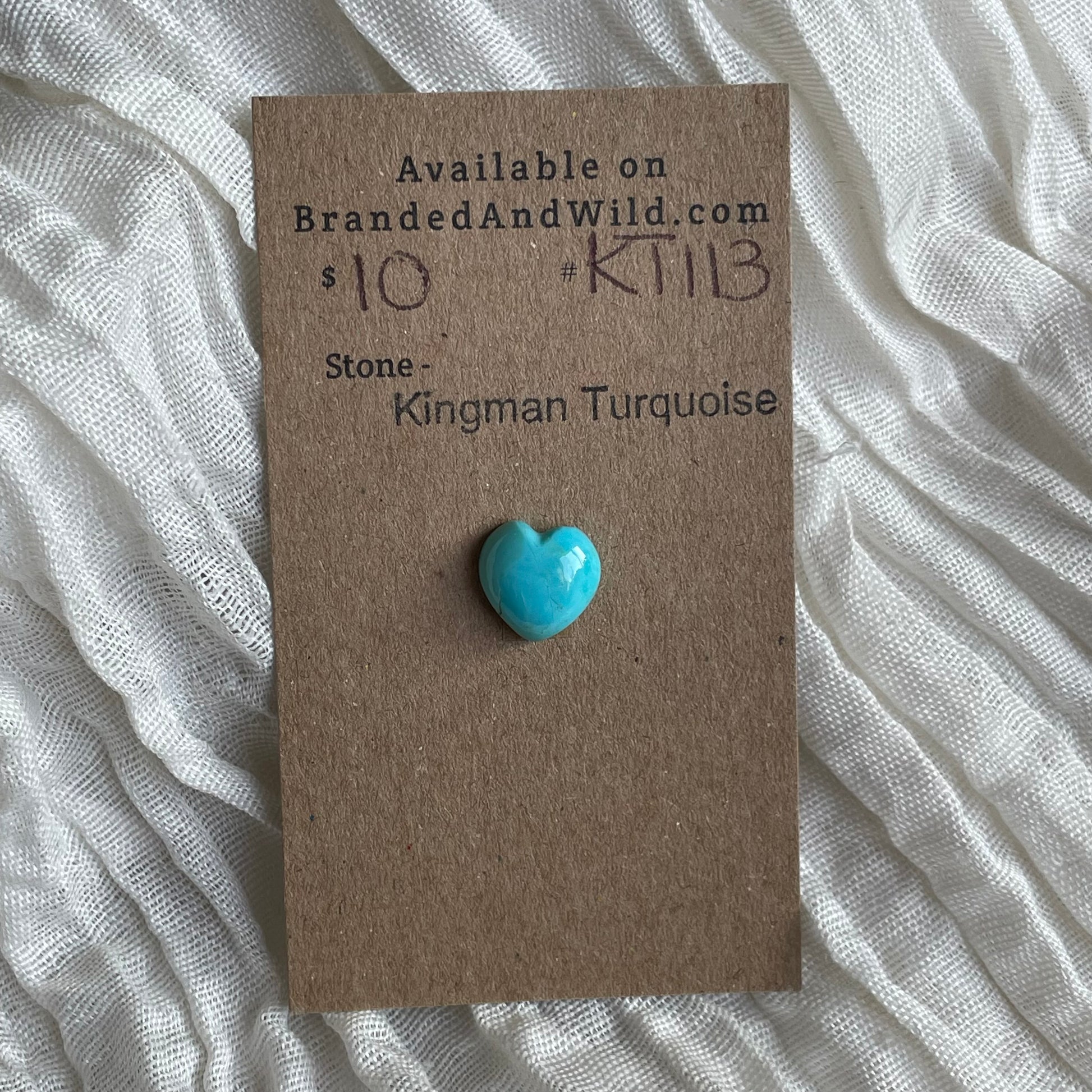 Kingman Turquoise Cabochon - KT113 E879920A-2A07-469D-BA80-7E3B6F379D9D Brandedandwild.com