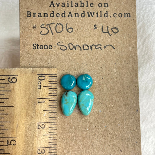 Sonoran Turquoise Cabochon - ST06 E88F1BAE-528E-4A96-A5F0-833B955B9B3E Brandedandwild.com