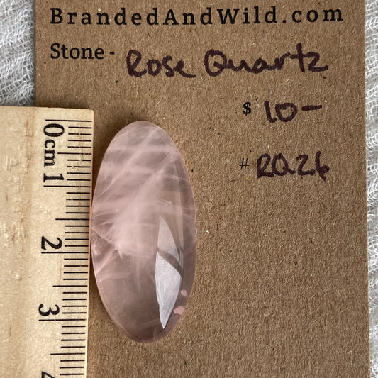 Rose Quartz Cabochon - RQ26