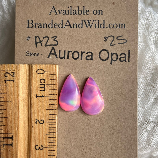 Aurora Opal Cabochon - A23 E8C44009-D6F4-4095-A00D-24EBE04BC80B Brandedandwild.com