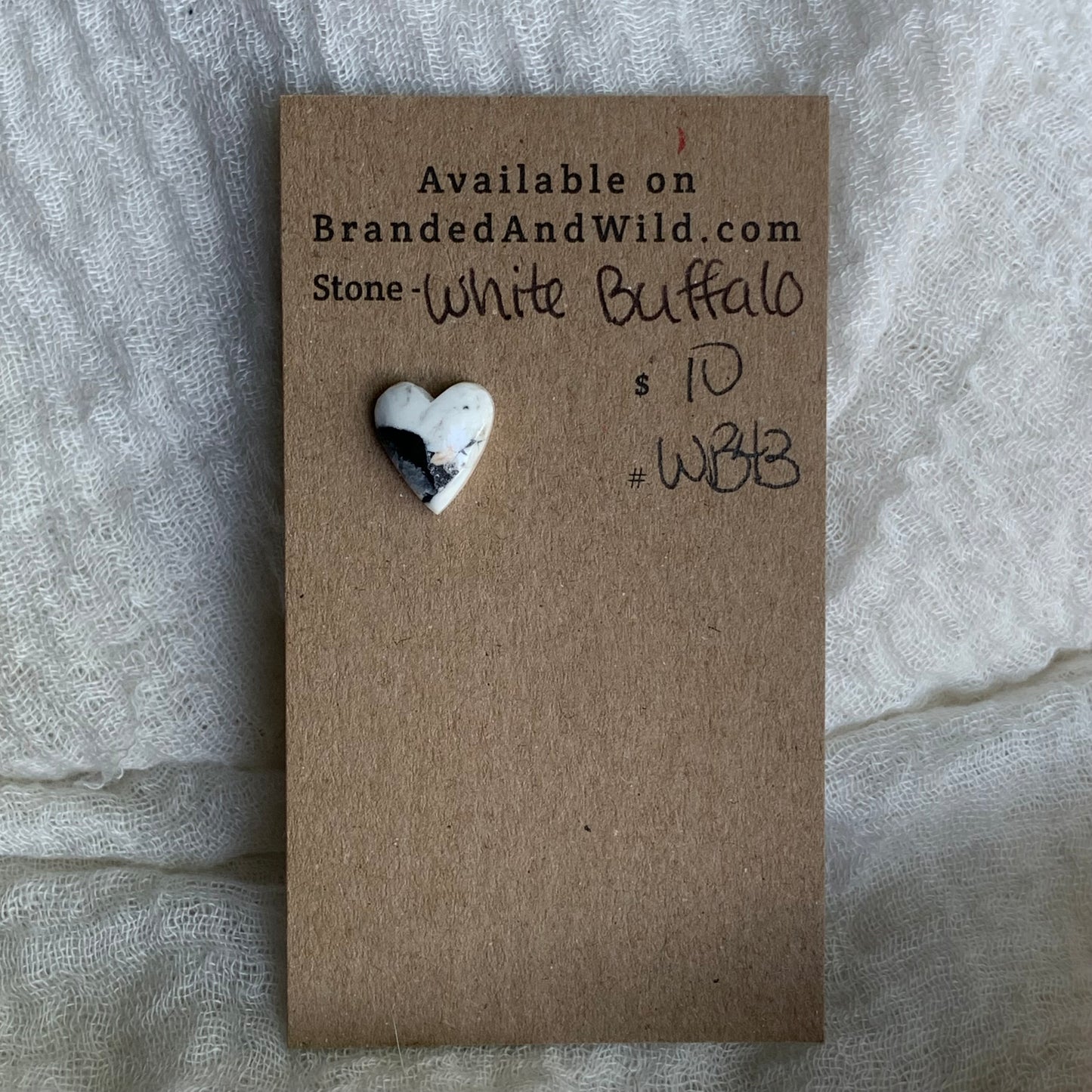 White Buffalo Cabochon - WB7
