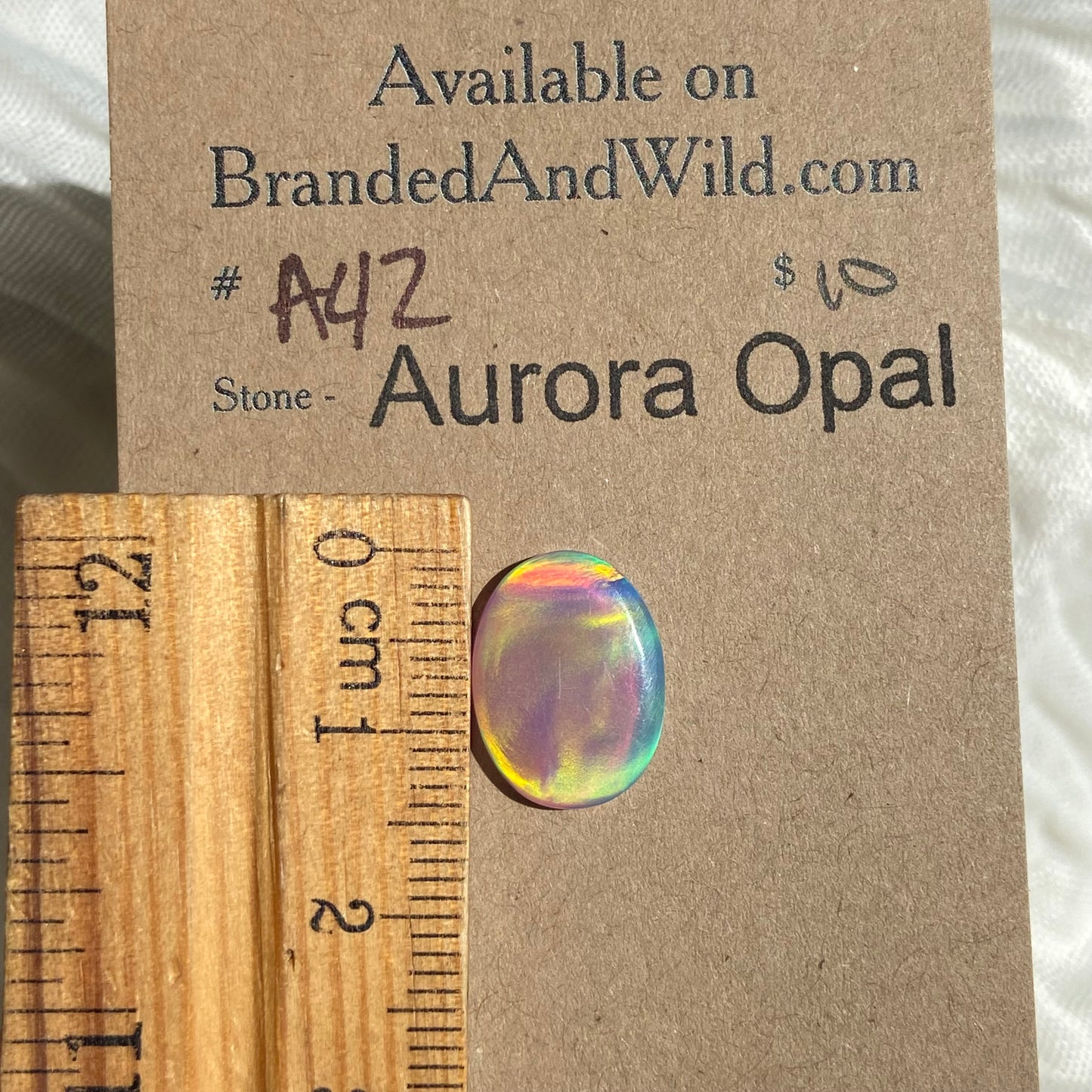 Aurora Opal Cabochon - A42 E8E68BED-8926-4E1C-B311-480522BF2670 Brandedandwild.com
