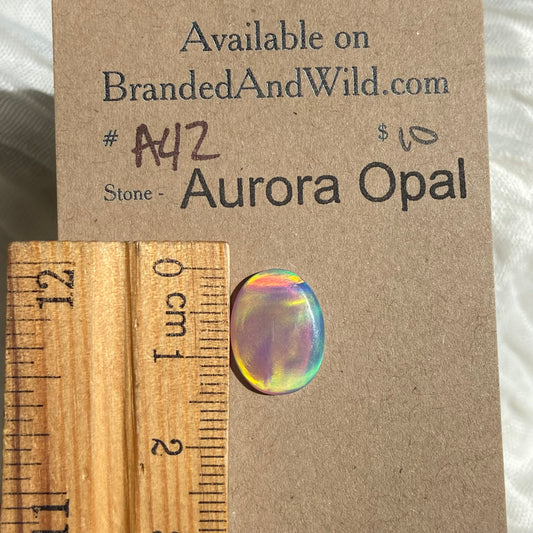 Aurora Opal Cabochon - A42 E8E68BED-8926-4E1C-B311-480522BF2670 Brandedandwild.com
