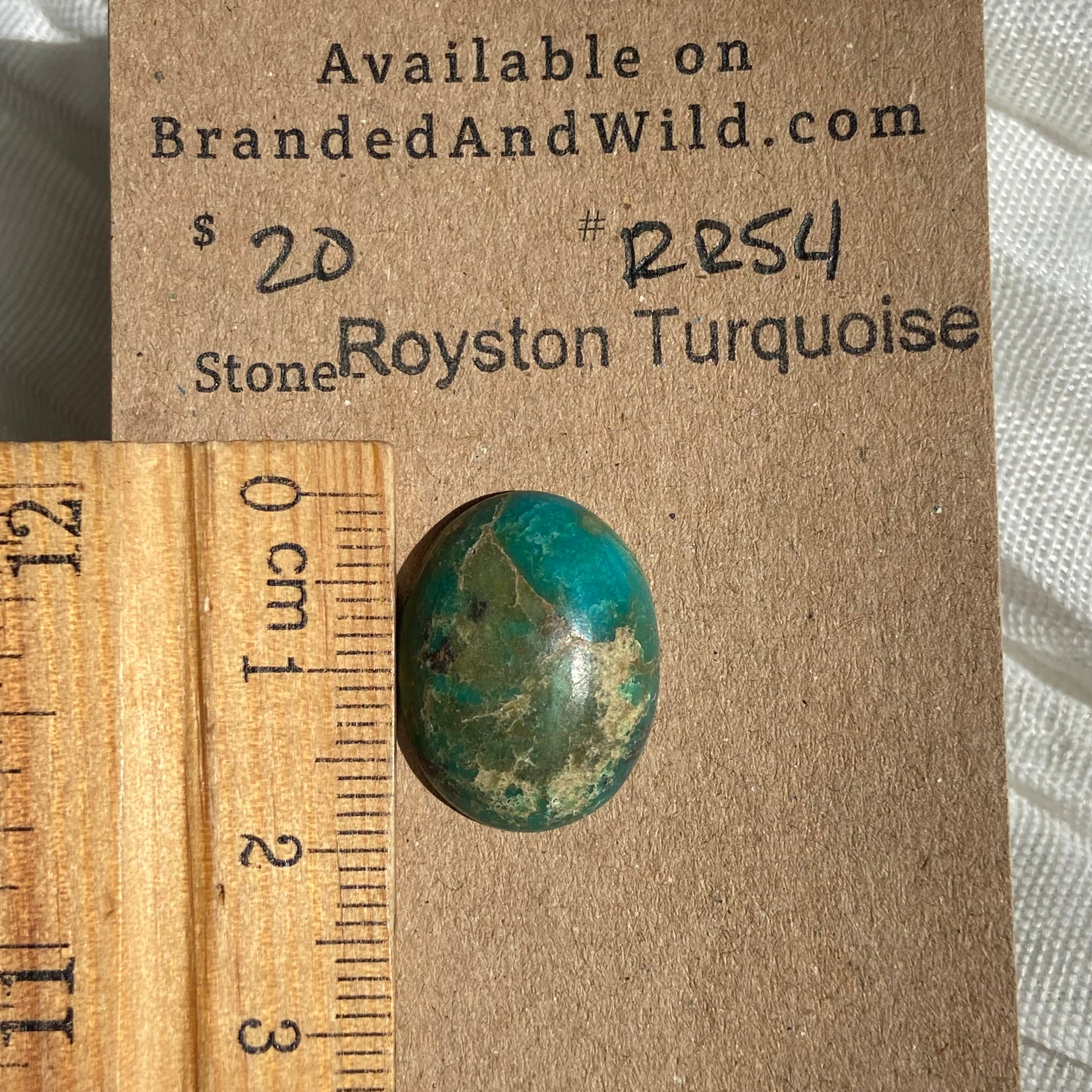 Royston Ribbon Turquoise Cabochon RR54 E8F4992A-F79E-4D87-A6B6-48C54E856988 Brandedandwild.com
