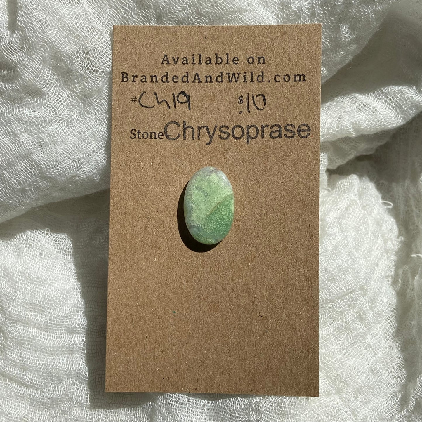 Chrysoprase Cabochon - Ch19