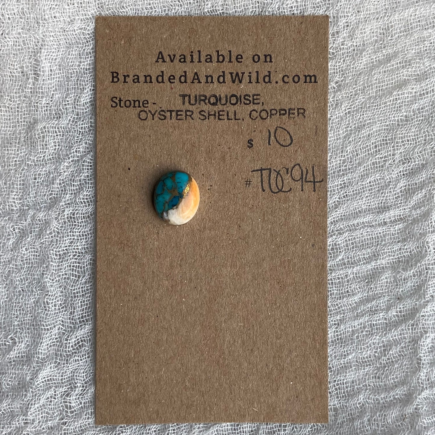 Turquoise, Oyster Shell, Copper - TOC94