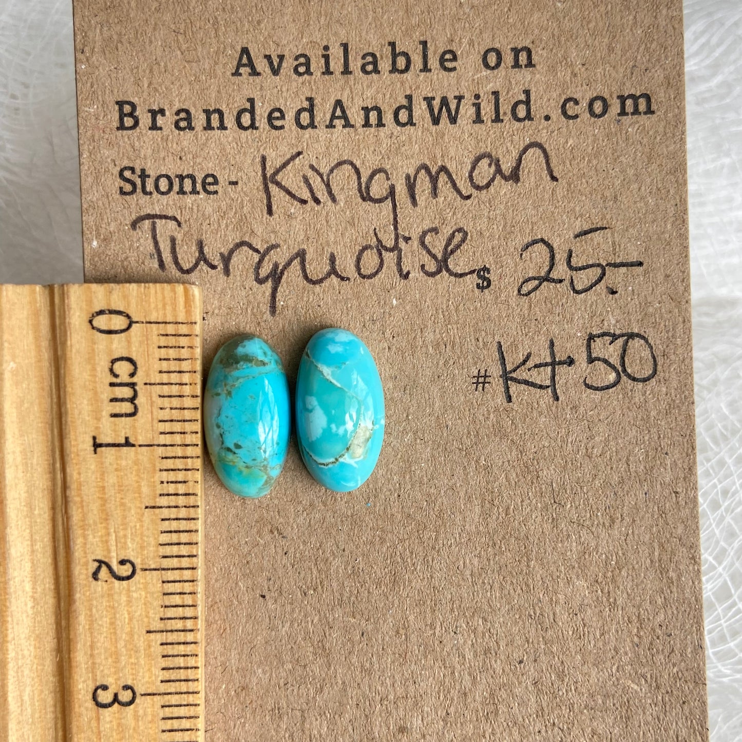 Kingman Turquoise (composite) Cabochon - KT50