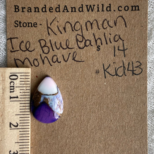 Kingman Ice Blue Dahlia Mohave - KID43