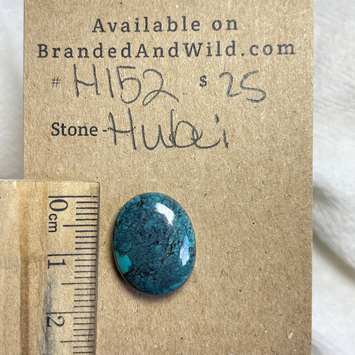 Hubei Turquoise Cabochon - H152 E95E9E46-7AB5-4EF8-982C-D0D97243D647 Brandedandwild.com