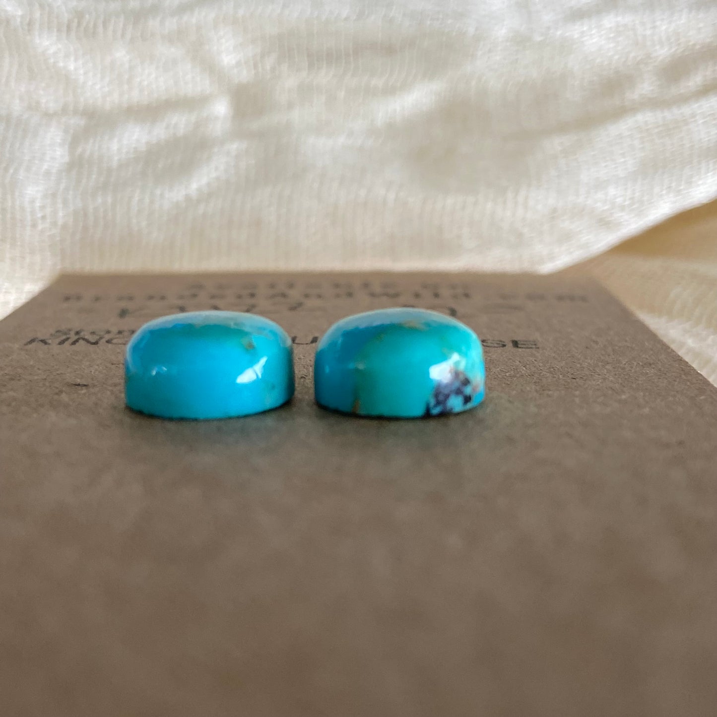 Kingman Turquoise Cabochon - KT122 E96A6CC7-C382-400C-9715-C2FF322FF427 Brandedandwild.com