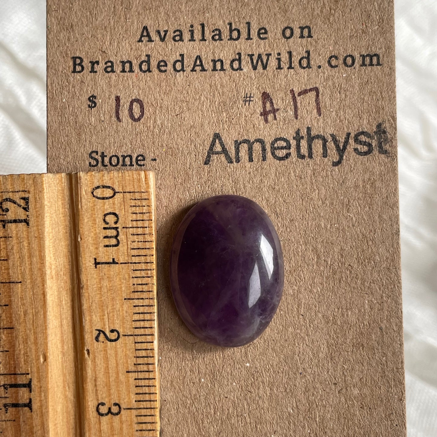 Amethyst Cabochon - A17 E96D54DE-DAD7-4E83-9F2C-50FE0420B4C7 Brandedandwild.com