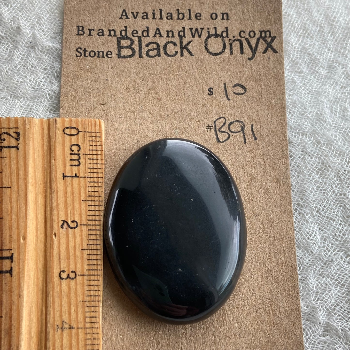 Black Onyx - Cabochon - B91