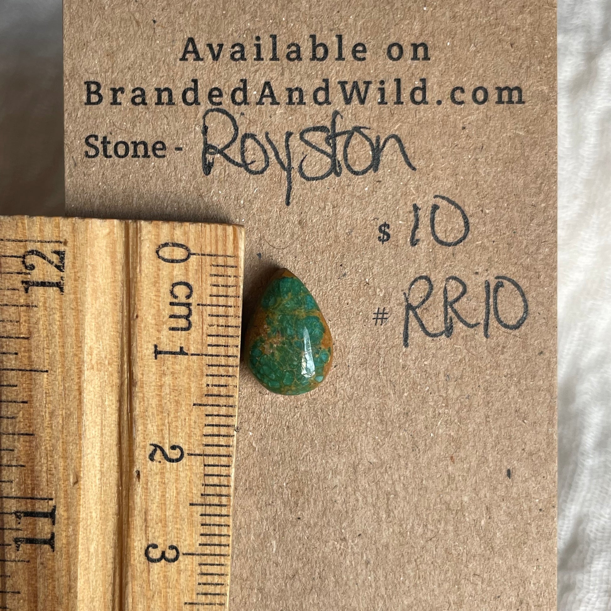 Royston Ribbon Turquoise Cabochon RR10 E97824B9-AC7F-4539-B817-93A3E3594ED8 Brandedandwild.com