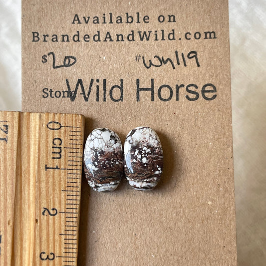 Wild Horse Cabochon - WH119 E979A86A-7A5C-460D-89C9-35FBAEA2459C Brandedandwild.com