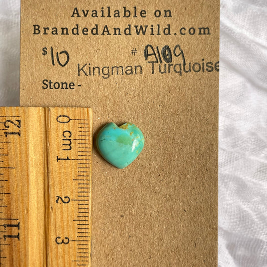 Kingman Turquoise Cabochon - KT109 E9D1F8DA-BA3F-4E13-928C-405A975127A7 Brandedandwild.com