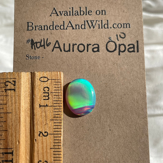 Aurora Opal Cabochon - A046 E9D50605-7FE7-4FE9-89C5-311661C7D8E2 Brandedandwild.com