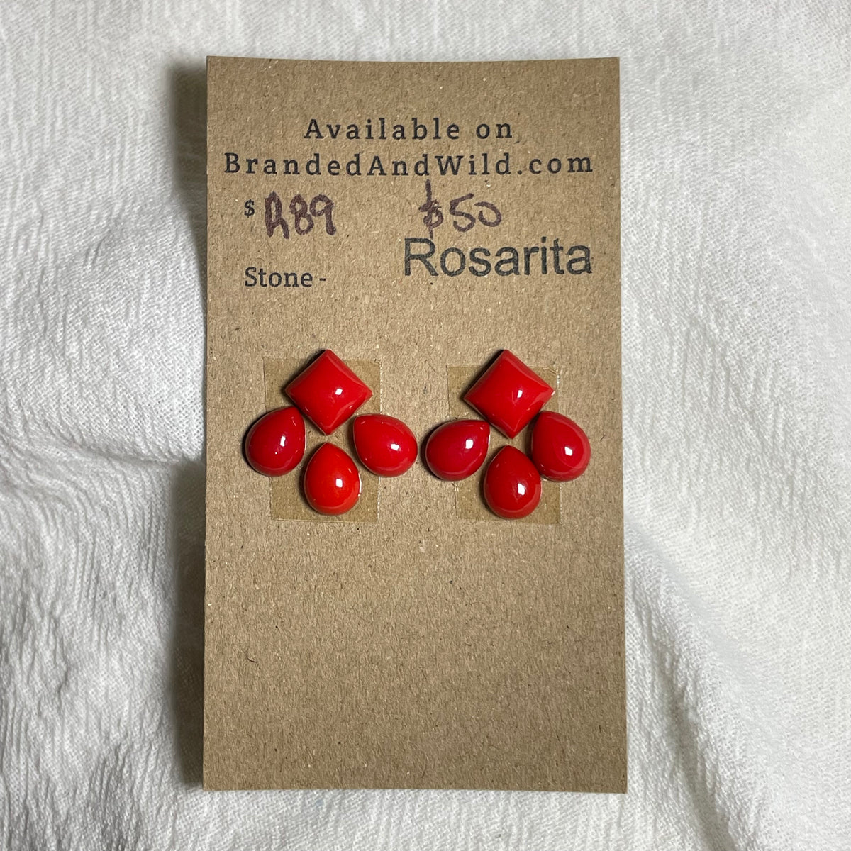 Rosarita - Cabochon - R89 EA3F381D-12AE-4912-BF42-66824C3982FB Brandedandwild.com