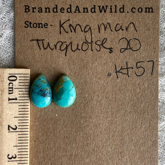Kingman Turquoise Cabochon - KT57