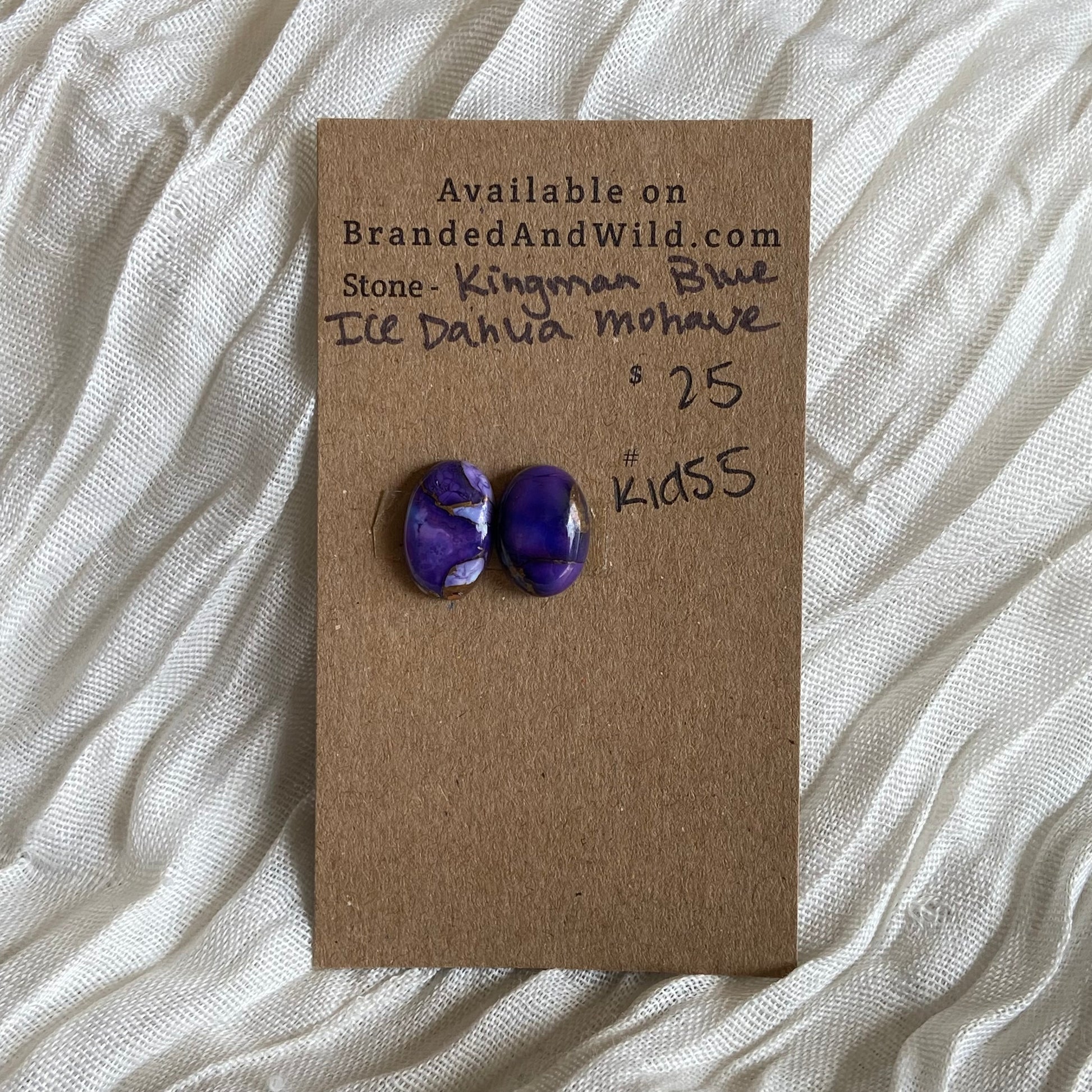 Ice Blue Dahlia Cabochon - KID55 EA5F7301-1B86-43F4-8689-649ED4F0B41B Brandedandwild.com