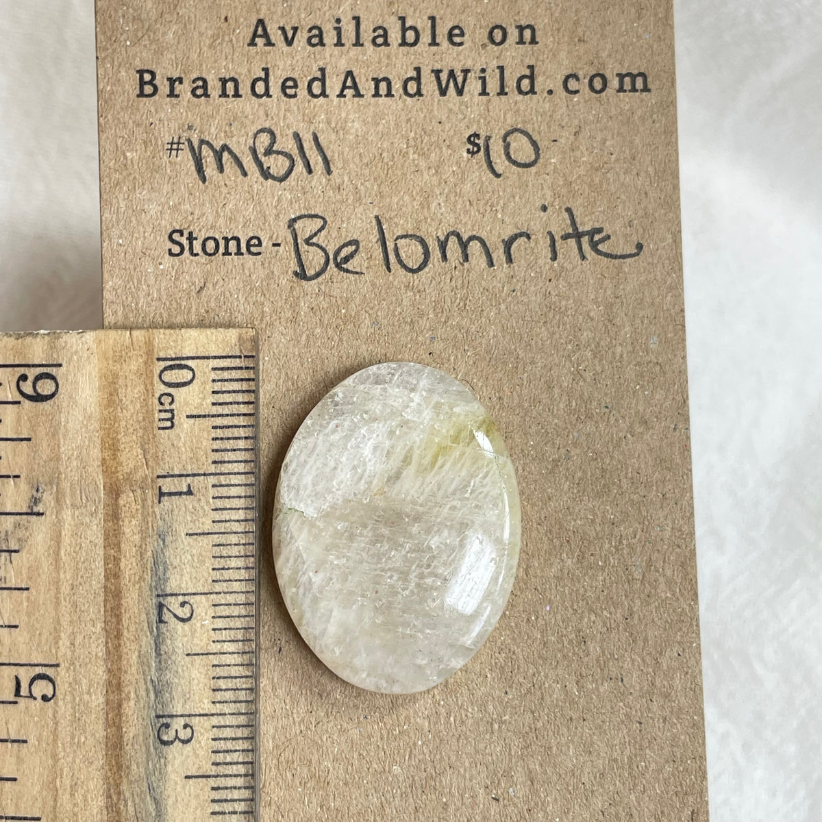 Belomrite Moonstone Cabochon - MB11 EA66D319-40B3-4025-AABB-B955207189CD Brandedandwild.com