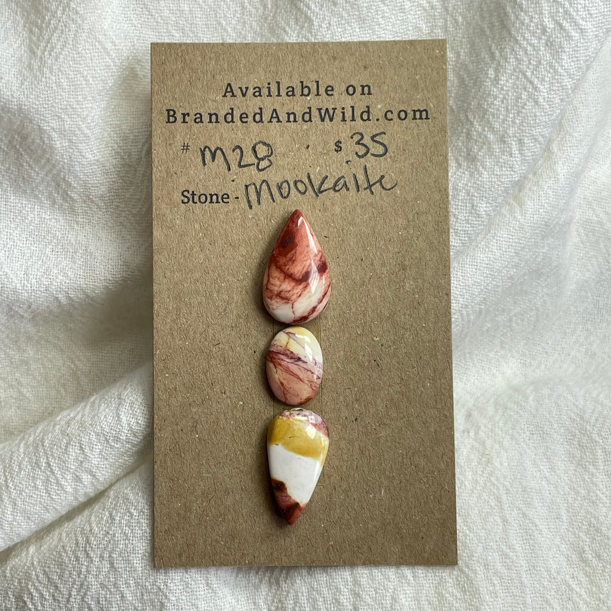 Mookaite Cabochon- M28 EAA03618-ADE3-4B46-8A02-B38ADFD1C50E Brandedandwild.com