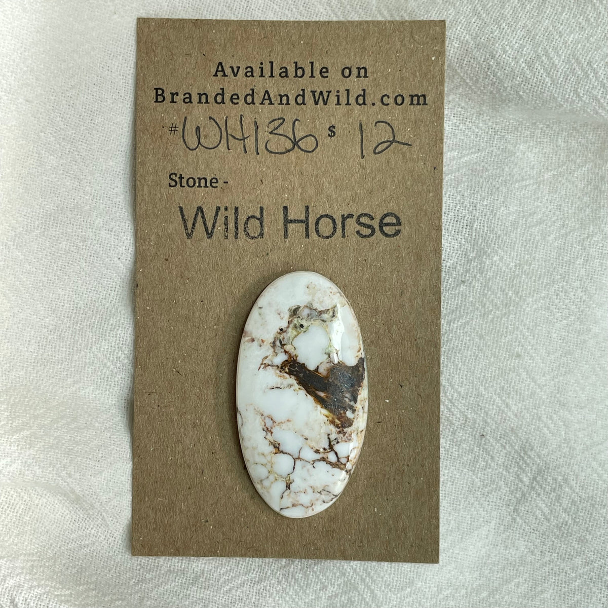 Wild Horse Cabochon - WH136 EAAA5F5B-995B-49A3-A523-324C75F8C9F9 Brandedandwild.com