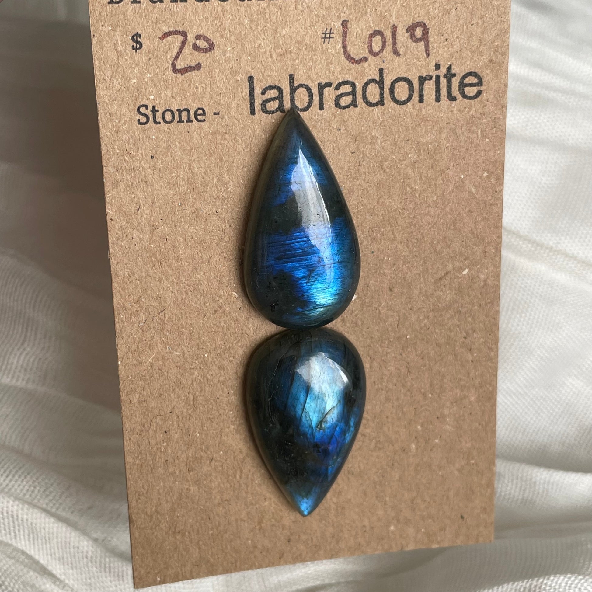 Labradorite Cabochon - L019 EAAF2D02-DA2F-4435-9F9B-4F817593AA8D Brandedandwild.com