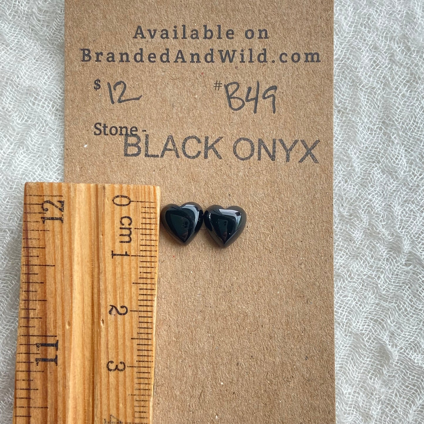 Black Onyx - Cabochon - B49