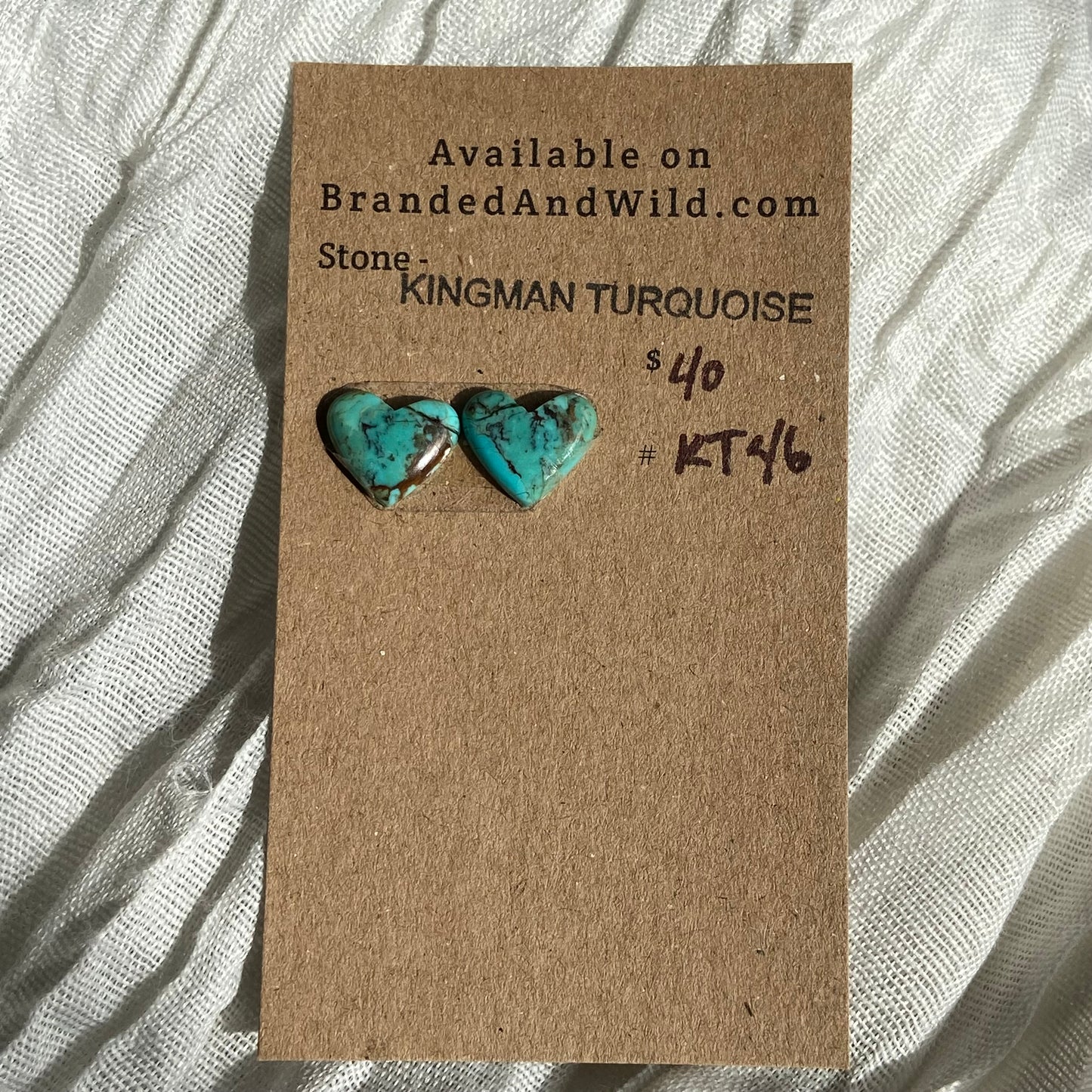 Kingman Turquoise Cabochon - KT46 EAC298A1-DC58-4E8C-A102-19C5BCBE4A2E Brandedandwild.com