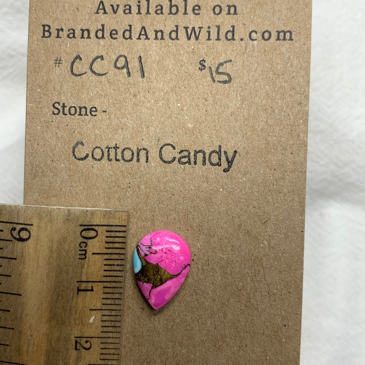 Cotton Candy Cabochon - CC91 EACEEC33-C1C3-46C1-8B60-B1F5A7AA0351 Brandedandwild.com