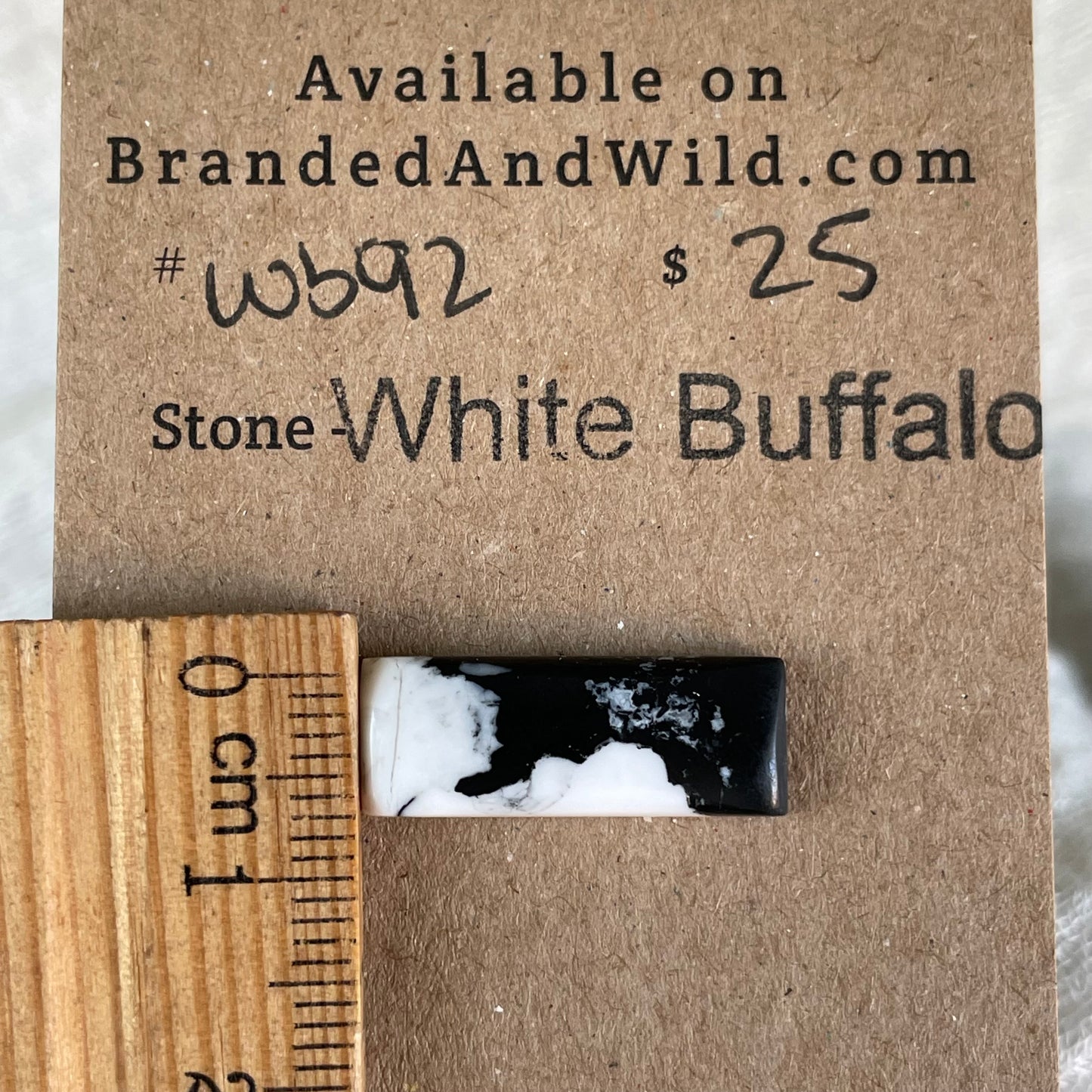 White Buffalo Cabochon - WB92